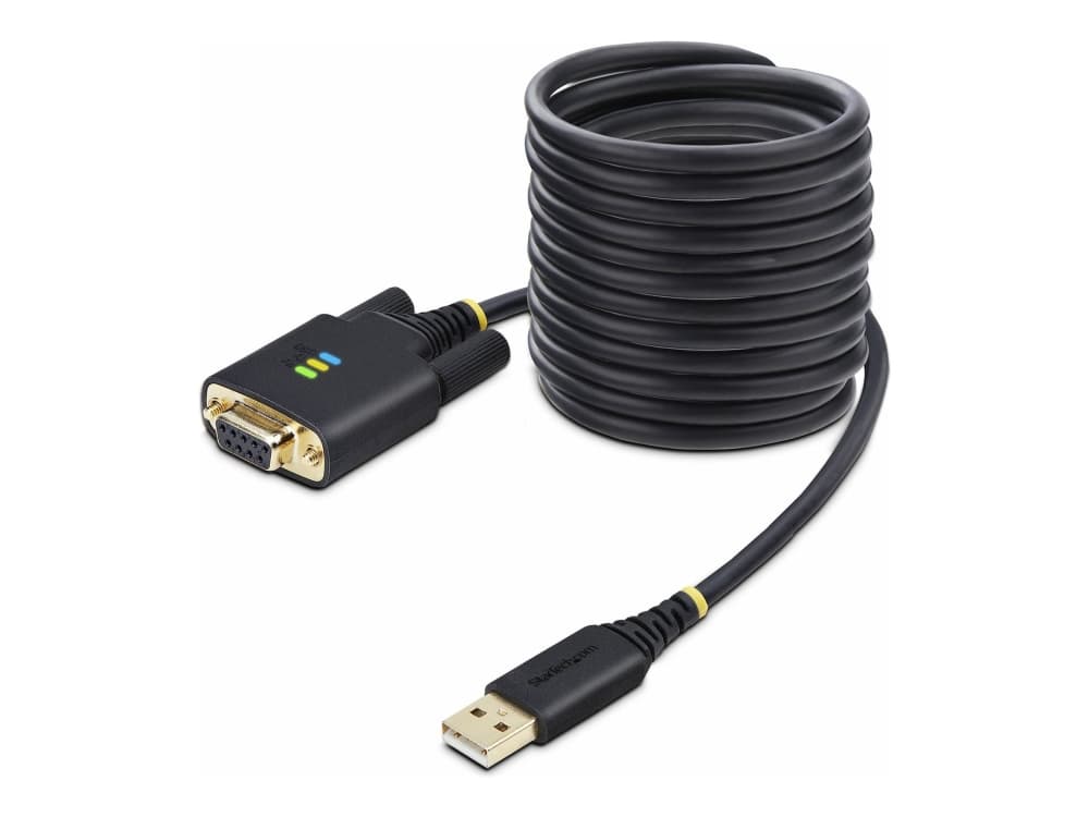 StarTech.com 1P10FFCN-USB-SERIAL, musta, 3 m, USB A-tyyppi, DB-9, Uros, Uros