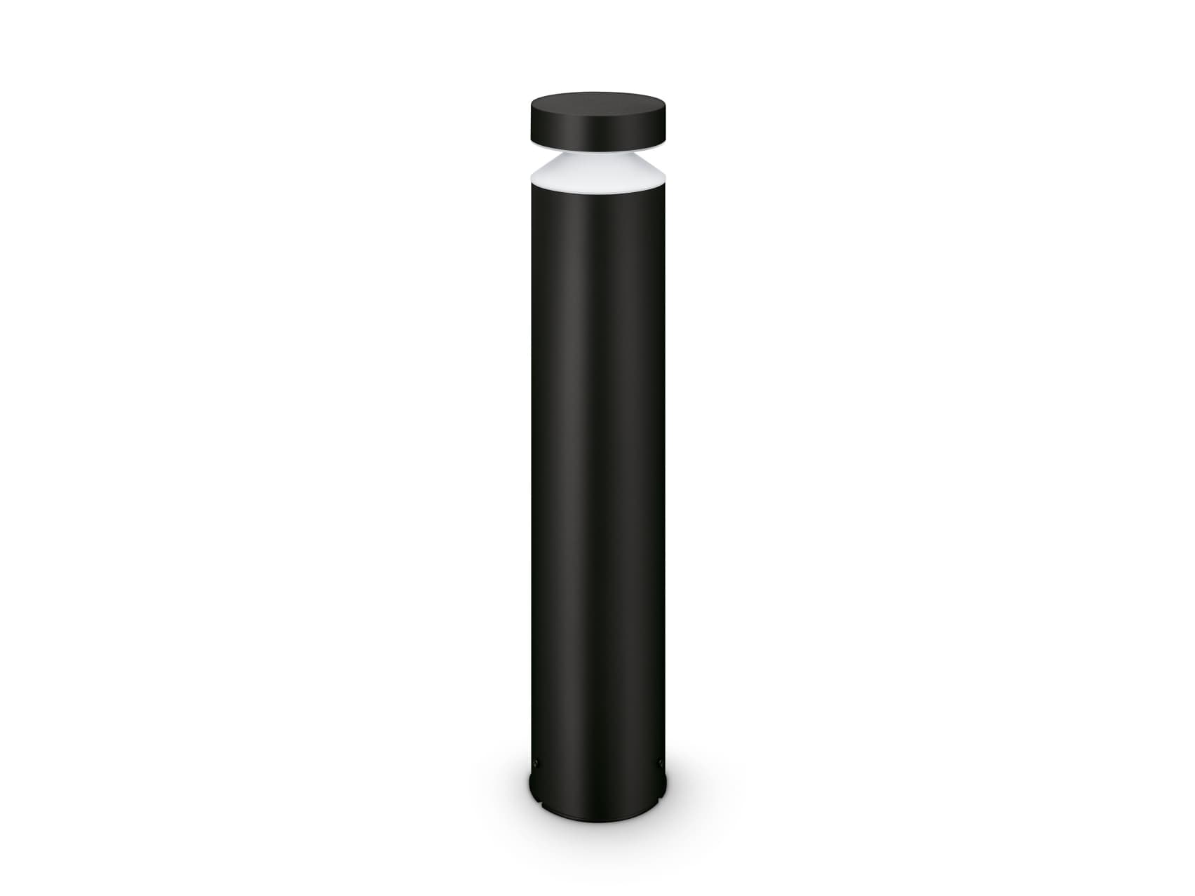 Philips Laven pylväsvalaisin 6W, Ulkotilojen jalka-/tolppavalaistus, musta, Ruostumaton teräs, IP44, Puutarha, Patio, II