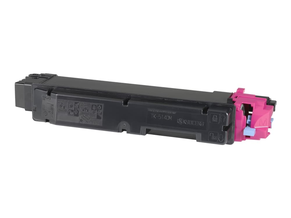 Kyocera TK 5140M - Magenta - alkuperäinen - väriainesarja - ECOSYS M6030cdn, M6030cdn/KL3, M6530cdn, M6530cdn/KL3, P6130cdn, P6130cdn/KL3, M6530cdn, M6530cdn/KL3, P6130cdn, P6130cdn/KL3