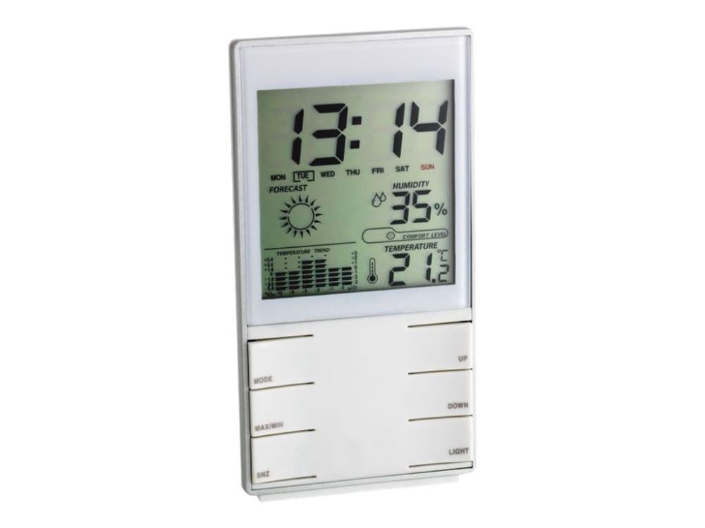 TFA-Dostmann 35.1102.02, Valkoinen, 0 - 50 °C, 32 - 122 ° F, AAA, 162 g, 75 x 20 x 140 mm