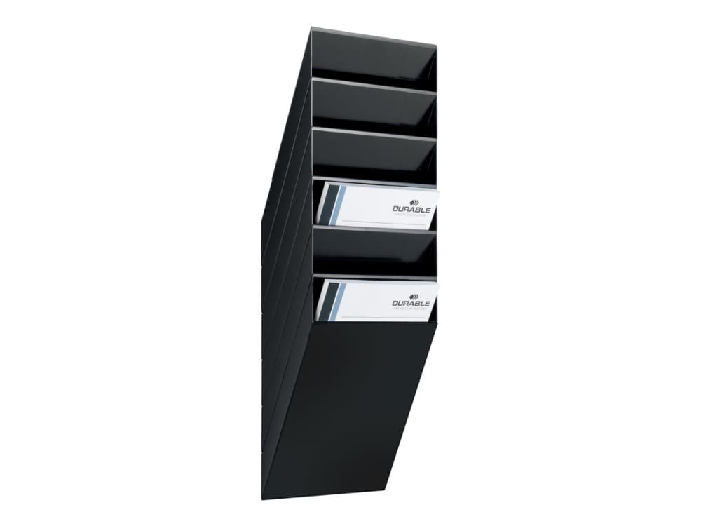 Durable FLEXIBOXX, 6 hyllyä, Musta, A4, 240 mm, 135 mm, 690 mm