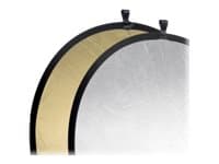 Walimex Taitettava heijastin - Sammenfoldelig reflektor - sølv/guld - Ø107 cm