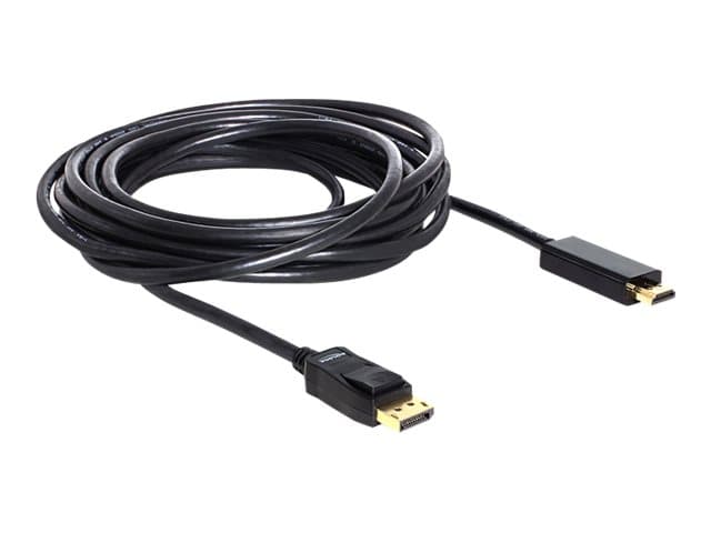 Delock - Adapterkabel - DisplayPort han til HDMI han - 5 m