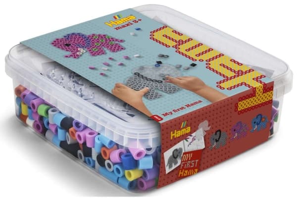 Hama maxi helmiä ja neulalevy ämpäriin, Elephant