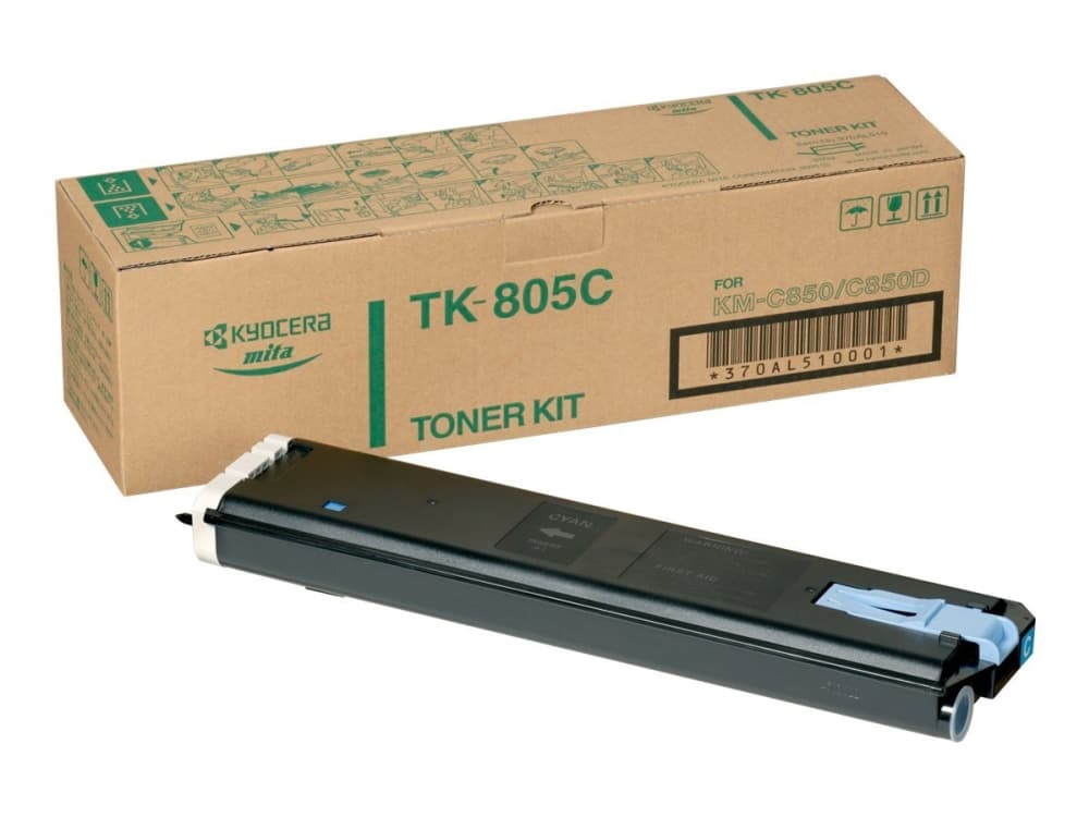 KYOCERA TK-805C, 10000 sivua, Syaani, 1 kpl