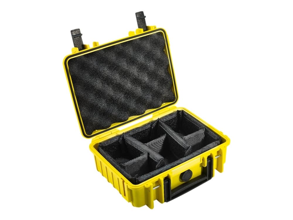 B&W Cases Type 1000, Kova kotelo, Keltainen