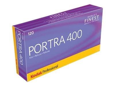 Kodak PROFESSIONAL PORTRA 400 - Farvefilm - 120 (6 cm) - ISO 400 - 5 ruller - 5 ruller