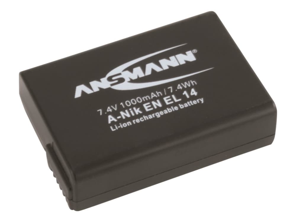 Ansmann A-NIK EN EL 14, 1000 mAh, 7,4 V, Litiumioni (Li-Ion)