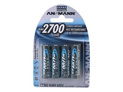 ANSMANN Energy Mignon - Akku 4 x AA-tyyppi - NiMH - (ladattava) - 2700 mAh