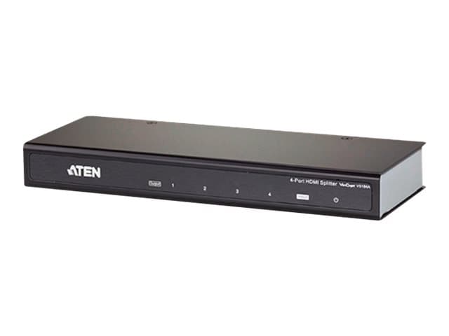 ATEN VS184A-AT-G, HDMI, 4x HDMI, 4096 x 2160 pikseliä, Musta, 4K Ultra HD, 15 m