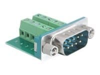 DeLOCK Sub-D 9-p M, 9-p D-Sub M, Vihreä, Hopea, 1 kpl