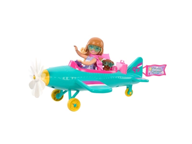 Barbie Chelsea Can Be… Plane Doll and Playset, Muotinukke, Naaras, 3 vuosi/vuosia, Tyttö, 105 mm, 250 g