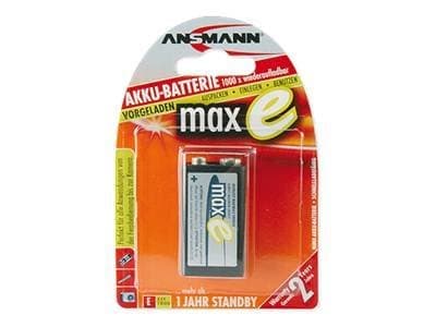 ANSMANN maxE - Paristo 9V - NiMH - (ladattava) - 200 mAh