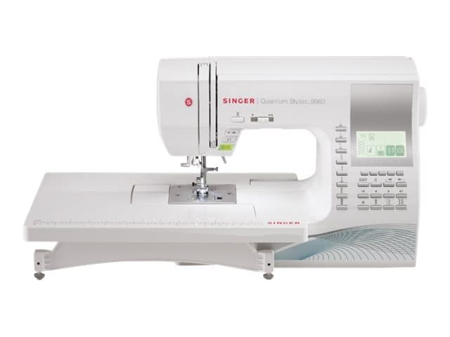 Singer Quantum Stylist 9960 - Symaskine - 600 søm - 13 et-trins knaphuller - LCD näyttö