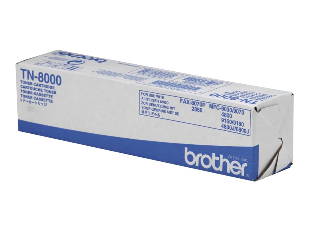 Brother TN8000 - lajittele - alkuperäinen - tonerpatron - Brother MFC-4800, MFC-9030, MFC-9070, MFC-9160, MFC-9180 FAX-2850, 8070P
