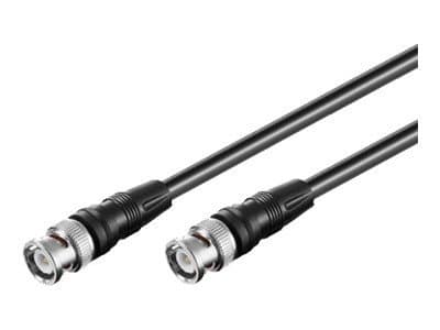 wentronic AVK 146-1000 - Video/audiokaapeli - BNC-uros BNC-uros - 10 m - kaksinkertainen suojattu