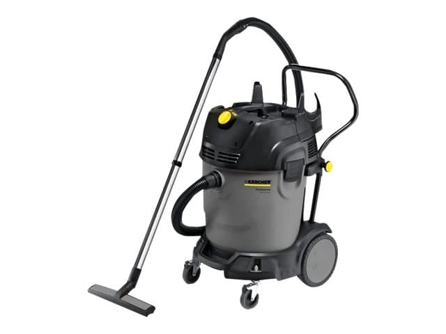 Kärcher NT 65/2 Tact², Kuiva ja märkä, Musta, Harmaa, Keltainen, Rotaatio, 65 L, 148 l/s, 25,4 kPa