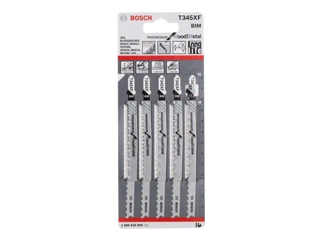 Bosch pistosahanterä T 345 XF 5kpl - B 2608634994