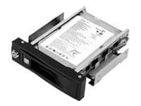 ICY BOX IB-168SK-B, 13,3 cm (5.25), Liitinpaneeli, musta, 3.5, SATA, SATA II, SATA III, Muovi, Ruostumaton teräs