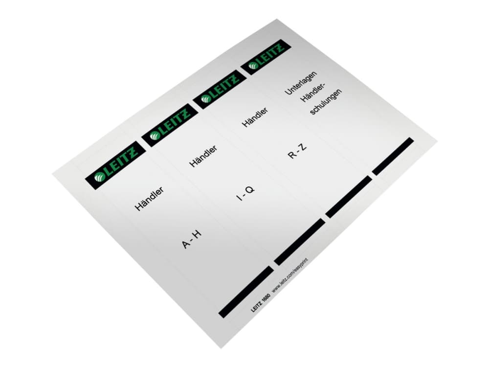 Selkämerkintä Leitz-kirjekansiot 180 PC 80mm