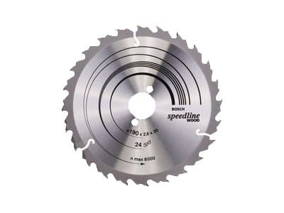 Bosch pyörösaha Speedline Wood H 190x2.6x30mm (2.608.640.801)