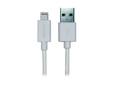 Sinox SXI2502MFI, 2 m, Lightning, USB A, Uros, Uros, Valkoinen