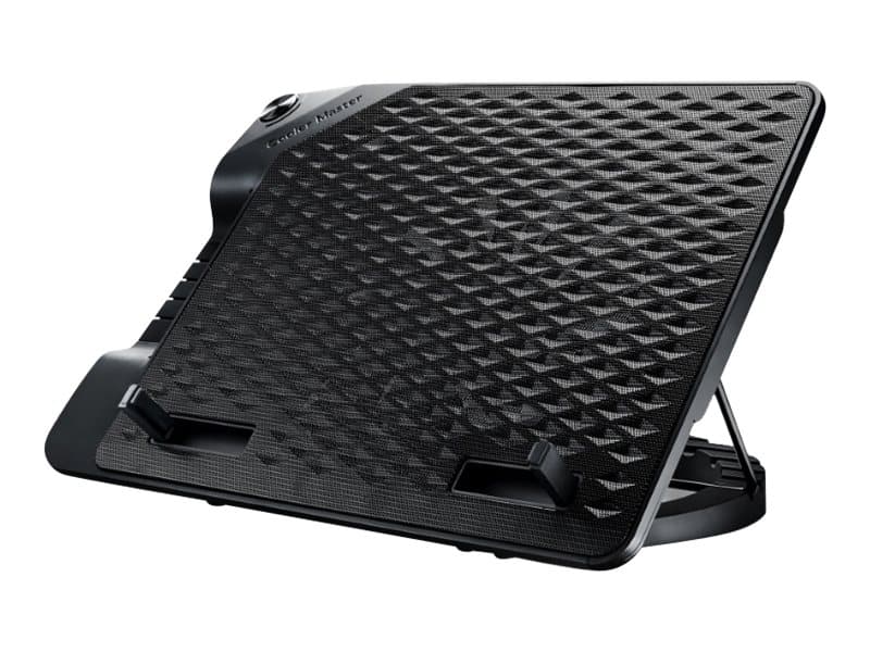 Cooler Master Notepal ERGOSTAND III - Jalusta kannettavalle tietokoneelle - 4-porttisella USB-keskittimellä, tuulettimella - 230 mm - musta