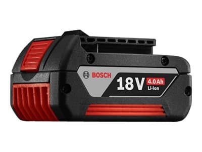 Bosch GBA 18 V 4.0 Ah, Akku, 4 ah, 18 V, Musta, 1 kpl, Litiumioni (Li-Ion)