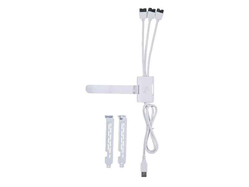 Lian Li PW-U2TPAW, USB Type-A, 3 x IDC (9-nastainen), uros, uros, suora, suora, suora, suora