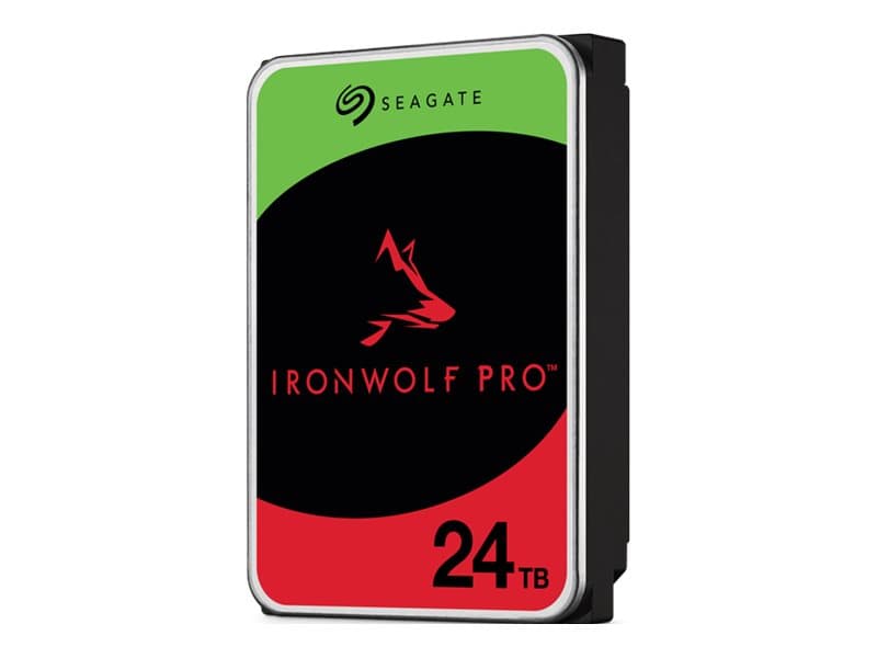 Seagate IronWolf Pro ST24000NT002 - Kiintolevy - 24 TB - sisäinen - 3,5 - SATA 6 Gb/s - 7200 rpm - puskuri: 512 MB - 3 vuoden Seagate Rescue Data Recovery