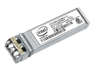 Intel Ethernet SFP+ SR Optics - SFP+ transceiver modul - 10 GigE - 1000Base-SX, 10GBase-SR - LC - 850 nm