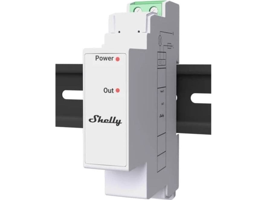 Shelly Pro 3EM Switch Add-On - 2A potentiaalivapaa rele