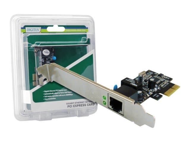 DIGITUS DN-1013-2 - Verkkosovitin - PCIe - Gigabit Ethernet