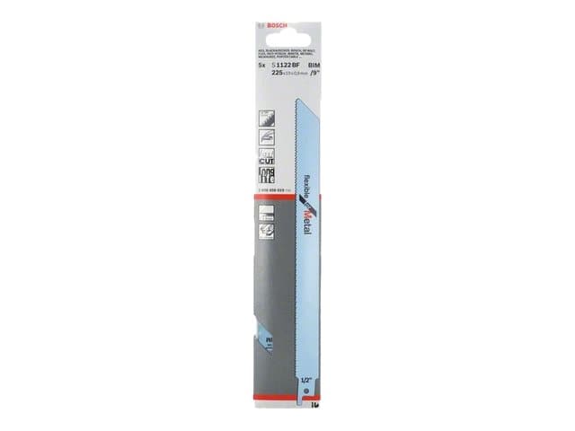 Bosch flexible for Metal S 1122 BF - Savklinge - for rør, plademetal, profiler - 5 stykkeriä