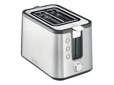 Krups Control Line KH442D - Brødrister - 2 skive - 2 Holdere - børstet rustfrit stål