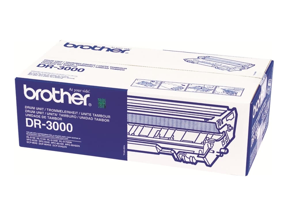 Brother DR-3000, Alkuperäinen, Hl-5130, 5140, 5150D, 5170DN, MFC-8220, 8440, 8840D(N), DCP-8040, 8045D, 20000 sivua, Lasertulostus, musta, musta