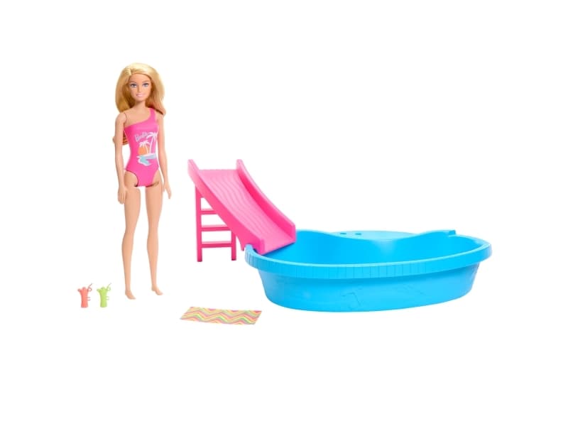 Barbie -nukke ja tarvikkeita, Nuken uima-allas, 3 vuosi/vuosia, 250 g