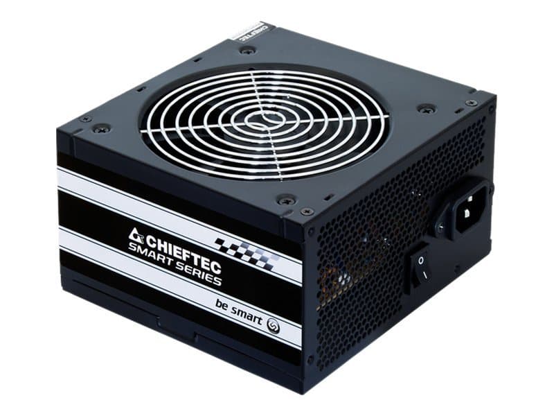 Chieftec Smart Series GPS-400A8 - Virtalähde (sisäinen) - ATX12V 2.3 - 80 PLUS - AC 230 V - 400 Watt - aktiivinen PFC - musta