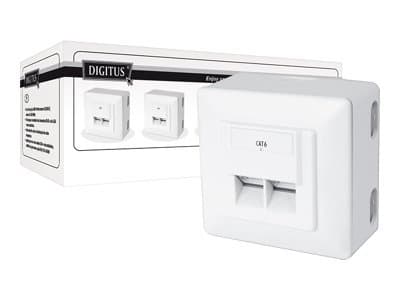 Digitus DN-9006/B5-N, RJ-45, Valkoinen, Kiina