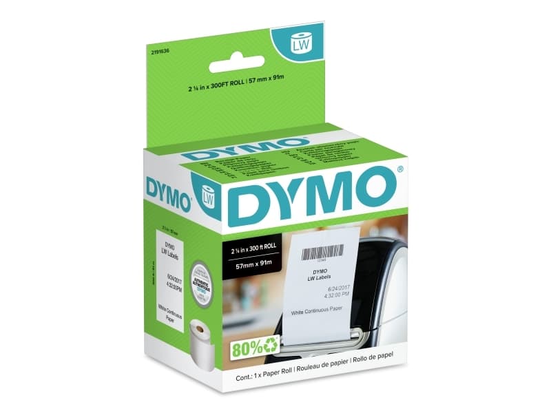 DYMO 2191636, Liimaton tulostustarra, DYMO, Forest Stewardship Council (FSC) Mix, Belgia