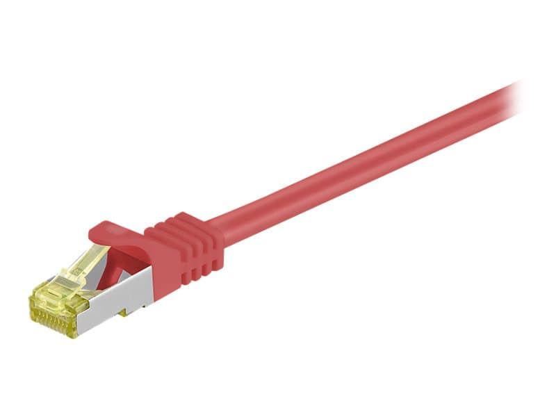 goobay - Liitäntäjohto - RJ-45 (uros) RJ-45 (uros) - 3 m - SFTP, PiMF - CAT 7 - halogeeniton, valettu - punainen