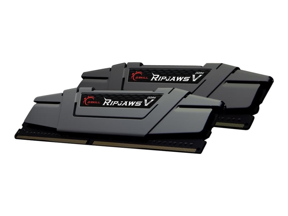 G.Skill Ripjaws V - DDR4 - sarja - 16 Gt: 2 x 8 Gt - DIMM 288-PIN - 3200 MHz / PC4-25600 - CL16 - 1,35 V - puskuroimaton - ei-ECC - gunmetal harmaa