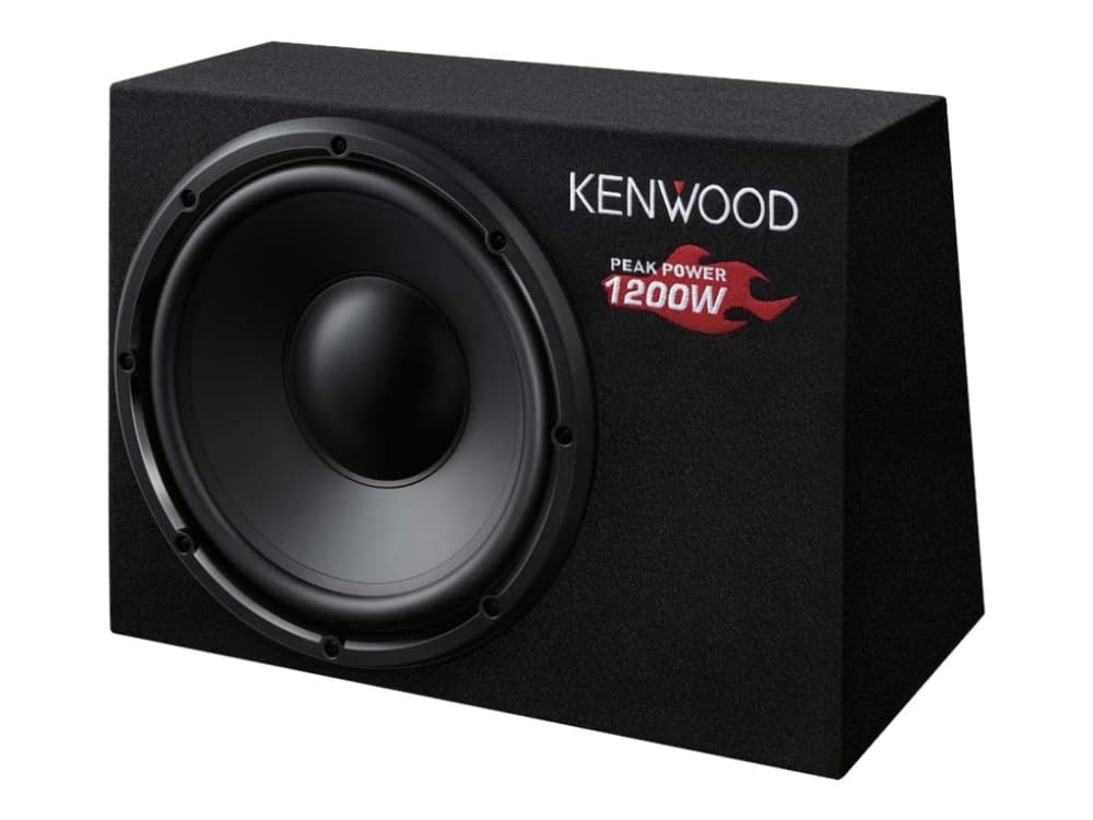 Kenwood KSC-W1200B - Subwoofer - 300 Watt - 11,81