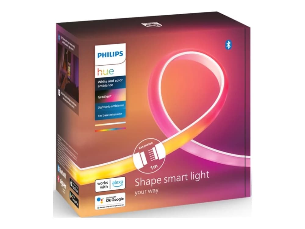 Philips Hue White and Color Ambiance Gradient Lightstrip Extender - 1 m.