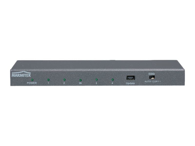 Marmitek Split 614 UHD - 2.0 - video-/audiosplitteri - 4 x HDMI - työpöytätietokoneet