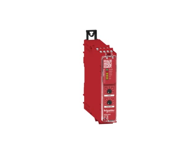 Turvarele XPSUAK12AP Schneider Electric Käyttöjännite (num): 24 V DC/AC 2 x rajakosketin, 1 x katkaisukosketin (B x K x S) 22,5 x 100 x 120 mm LED-näyttö 1