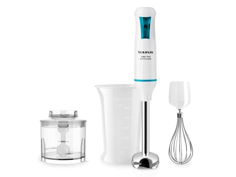 Taurus Robot 750 easy plus, upotussekoitin, 750 W, sininen, valkoinen