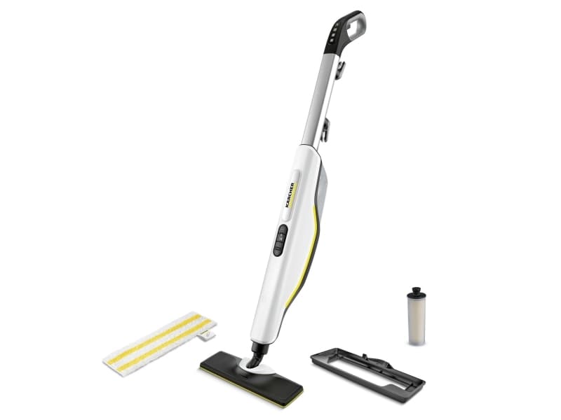 Kärcher SC 3 UPRIGHT, Höyrymoppi, 0,5 L, musta, Valkoinen, Painikkeet, 5 m, 1600 W