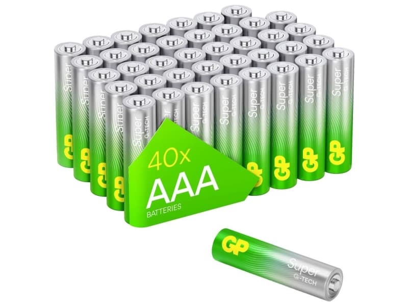 GP Battery 1x40 GP Super Alkaline AAA Micro-batterier i PET-box 03024AETA-B40 (03024AETA-B40)