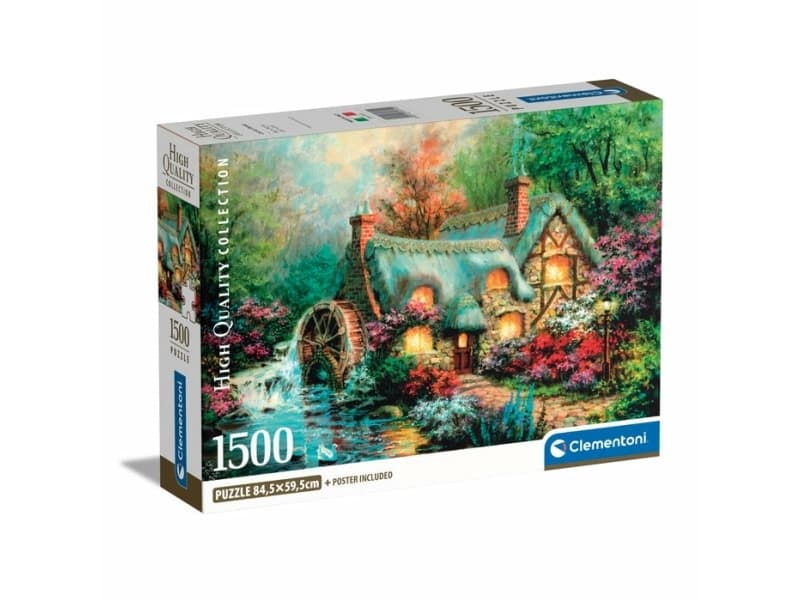 Clementoni High Quality Collection Country Retreat, 1500 stk, Kunst, 18 År